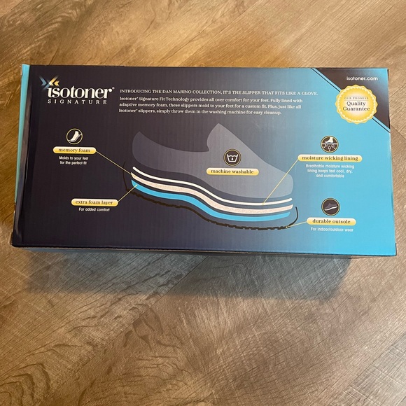 Isotoner Mens Signature slippers - Picture 5 of 7